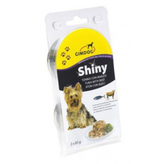 Gimdog konz. ShinyDog tuňák/hovězí 2x85g