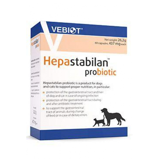 Hepastabilan Probiotic pro psy a kočky 60cps Hepastabilan Probiotic pro psy a kočky 60cps