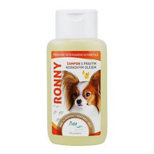 Šampón Bea Ronny norkový pre psy a mačky 200ml Šampón Bea Ronny norkový pre psy a mačky 200ml