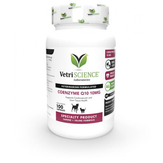 Vetri Science CoQ10 Healthy Heart Capsules pre psy a mačky 100 tbl. Vetri Science CoQ10 Healthy Heart Capsules pre psy a mačky 100 tbl.