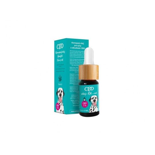 CBD kvapky pre malé psy a mačky 5%, 10ml