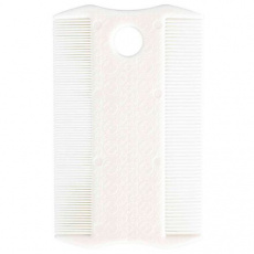 Hrebeň plastový veľmi jemný na blchy a prach 9 cm