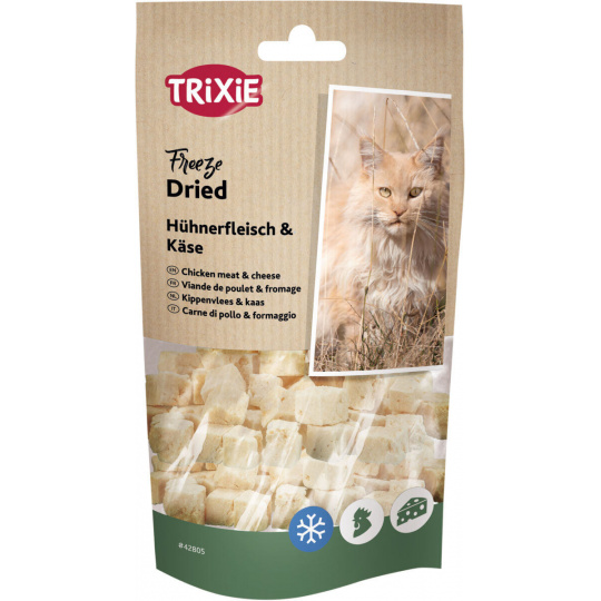 Freeze Dried - mrazom sušené maškrty s kuracím a syrom, 25 g