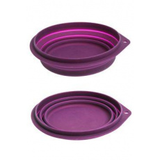 Silikónová cestovná miska 500ml KAR Silikónová cestovná miska 500ml KAR