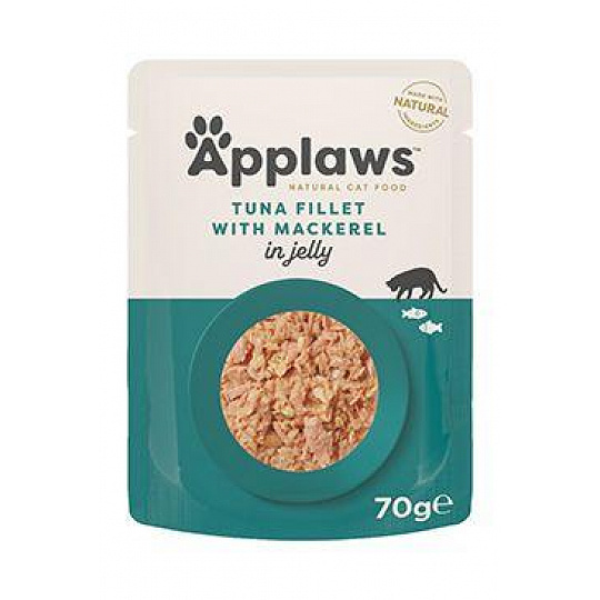 Applaws Cat kapsička Adult Jelly tuniak s makrelou 70g