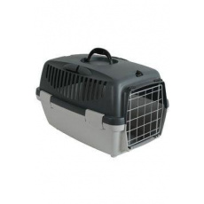 Prepravka GULLIVER 1 s kovovými dvierkami sivá Zolux