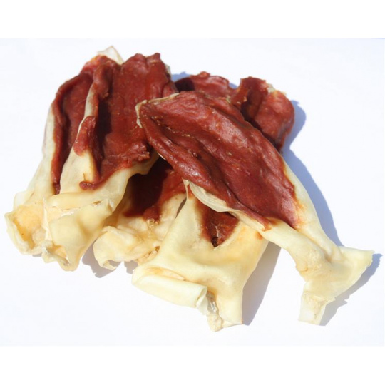 Pamlsok Salač Uši králičie plnené kačicou 100 g