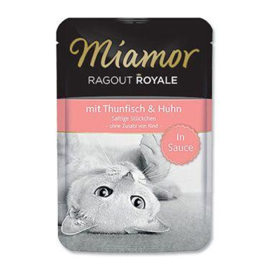 Miamor Cat Ragout kapsa tuňák+kuře ve šťávě 100g