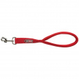 Krátke vodítko PREMIUM, M-XL: 37 cm/25 mm, červená