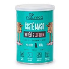 NATURECA konz. hovädzie s lososom pre mačky 400g