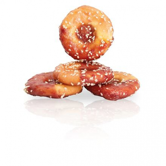 KIDDOG BUFFET jehněčí a kuřecí bagel  [30 ks], ø 7,5 cm/ 34-36 g