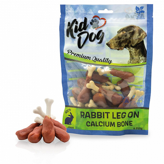 KIDDOG králičie mäso na kalciovej kostičke 250 g
