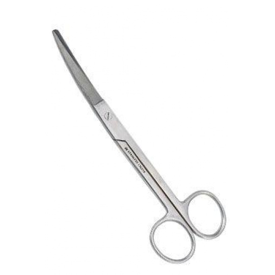 Nožnice chir. Cooper zahnuté HT 160mm Kruuse