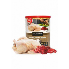 Topstein Kurča s pečeňou v plechu 800g