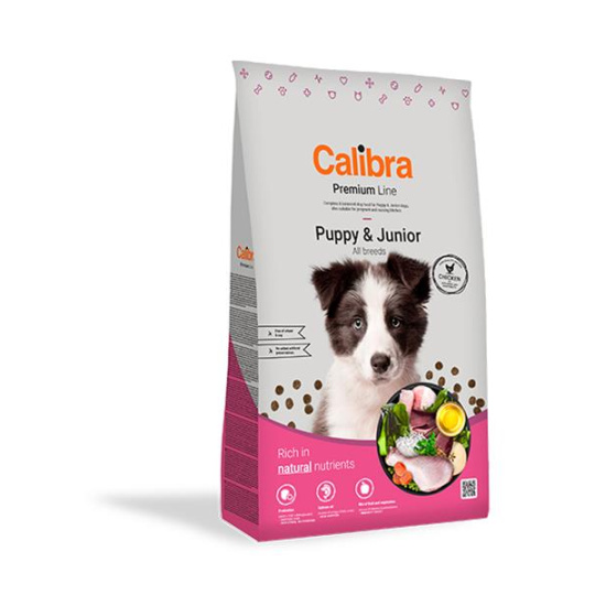 Calibra Premium Line Dog Puppy & Junior NEW 3 kg