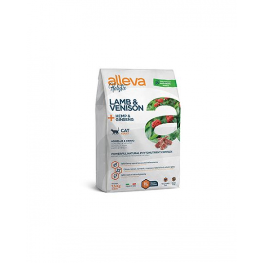Alleva HOLISTIC cat adult jahňacie & jelenie 1,5 kg