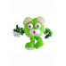 Hračka pes Monster Friend zelený plyš 21cm