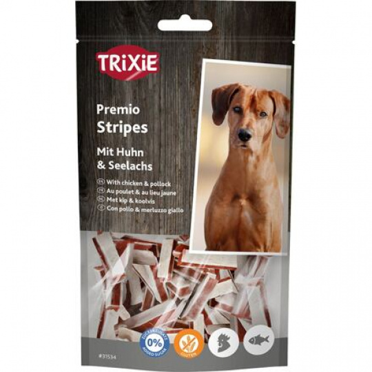 Premio STRIPES Ligh pásky kuracie treska 75 g