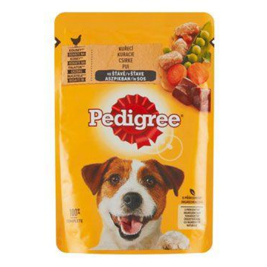 Pedigree kapsička Adult kuracie so zeleninou v šťave 100g