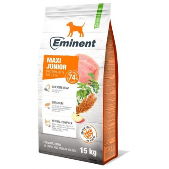 Eminent Dog Maxi Junior NEW 15 kg Eminent Dog Maxi Junior NEW 15 kg