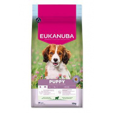 Eukanuba Dog Puppy Small&Medium bohaté na jahňacie 12kg