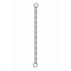 Obojek kovový stahovák dlouhá oka 1-řadý 50cm Obojek kovový stahovák dlouhá oka 1-řadý 50cm