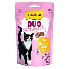 GimCat Duo Soft Snacks kuracie s pečeňou 50g