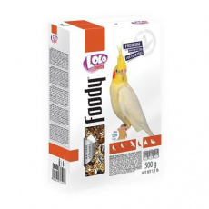 LOLO Foody kompletné krmivo pre korely 500 g krabička