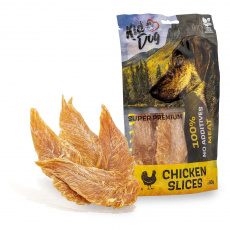 KIDDOG SUPER PREMIUM 100 % kuracie prsia, sušené filety 80 g