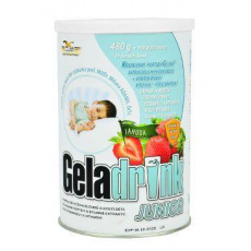 Geladrink Junior jahoda plv 480g