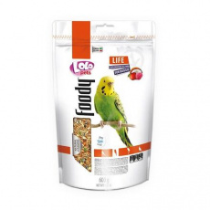 LOLO Foody ovocné krmivo pre andulky 600 g Doypack