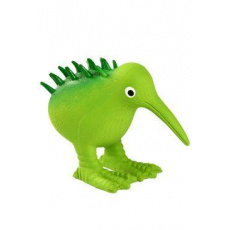 Hračka pes WHISTLE latex, pískacia, zelená 8,5cm Kiwi