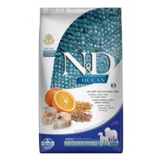 N&D OCEAN DOG LG Adult M/L Codfish & Orange 2,5kg