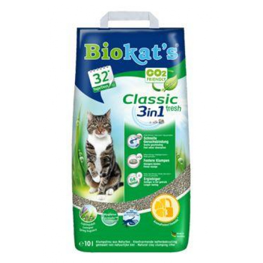 Podestýlka Biokat´s Classic Fresh 10L