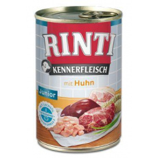 Rinti Dog Kennerfleisch konzerva Junior kurča 400g Rinti Dog Kennerfleisch konzerva Junior kurča 400g