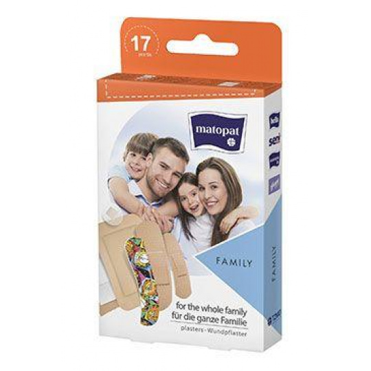 Náplasť FAMILY Matopat 17ks