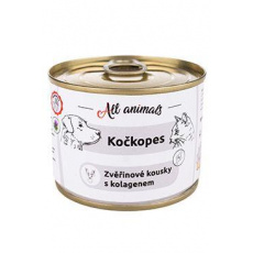 All Animals mačkopes konz. Zverinové kúsky s kapustou.200g