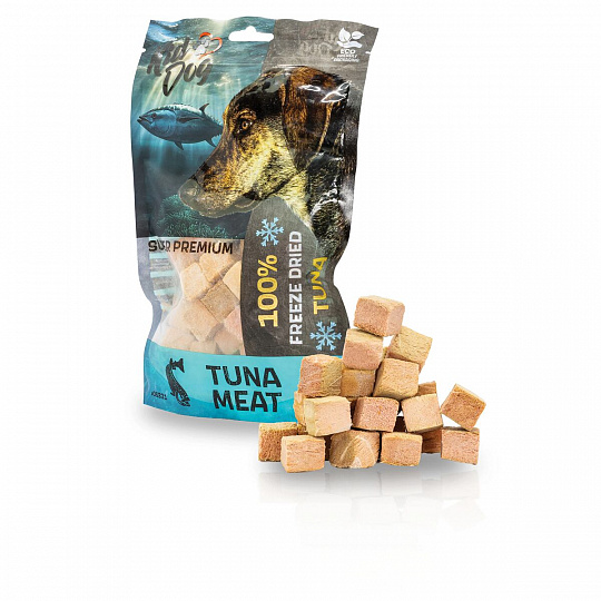 KIDDOG SUPER PREMIUM 100% tuniak - kúsky čistého mäsa sušené mrazom 50 g
