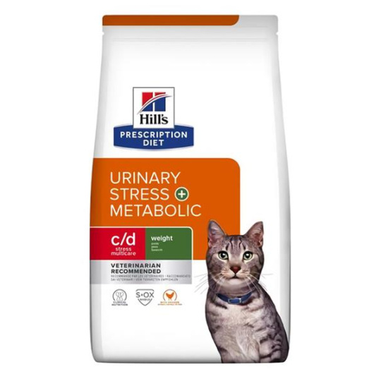 HILLS Diet Feline c/d Urinary Stress + Metabolic NOVÉ 1,5 kg