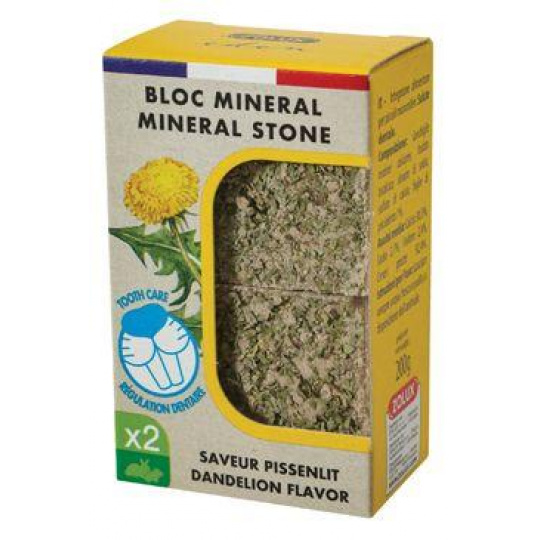 Minerálny kameň EDEN hlodavce púpava 2x100g Zolux