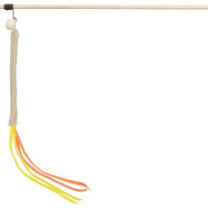 Hrací prút s strapcom, plast/plyš, 40 cm