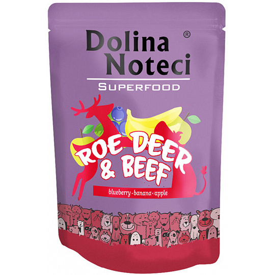 DOLINA NOTECI SUPERFOODS srnec a hovädzie kapsička pre psy 300 g DOLINA NOTECI SUPERFOODS srnec a hovädzie kapsička pre psy 300 g