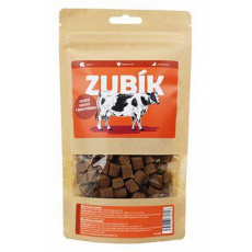 Pochúťka ZUBÍK Hovädzie kocky s rakytníkom 200g