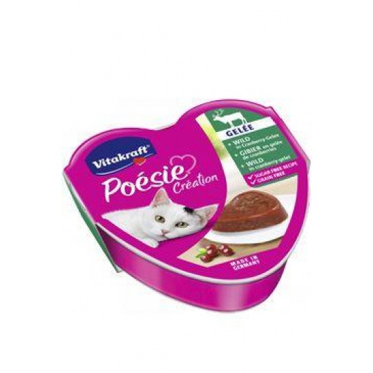 Vitakraft Cat Poésie Création Želé zverina.brusnica 85g Vitakraft Cat Poésie Création Želé zverina.brusnica 85g