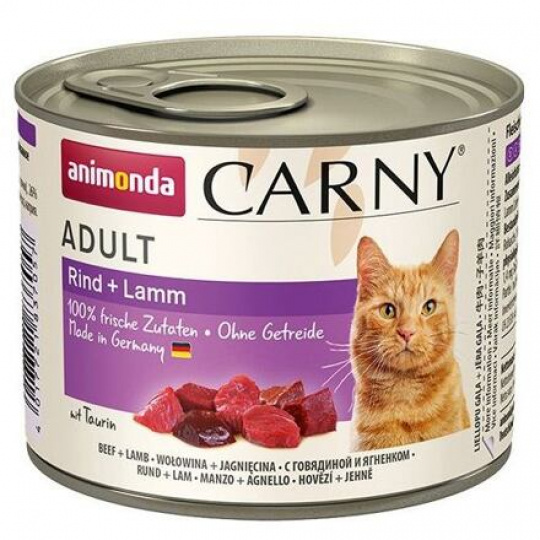 ANIMONDA konzerva CARNY Adult - hovädzie, jahňacie 200g