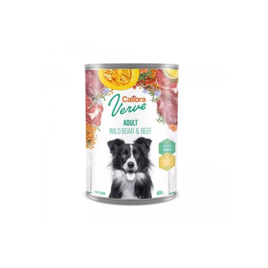 Calibra KONZERVA dog Adult Verve Diviak & Hovädzie 6 x 400g