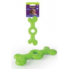 Hračka pes Aroma Kosť veľká, zelená 18cm