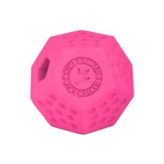 Hračka pes DODECABALL MAXI na maškrty ružová Kiwi