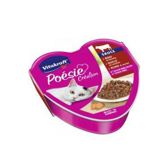 Vitakraft Cat Poésie Sauce vanička hovězí, mrkev 85g