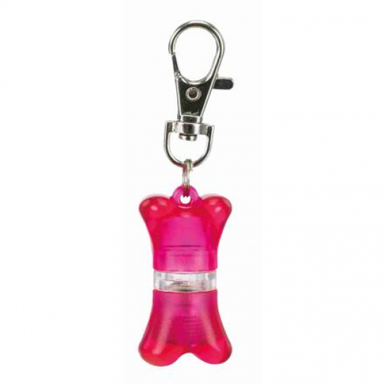 Blikajúci prívesok pre psy kosť 2x4cm TRIXIE
